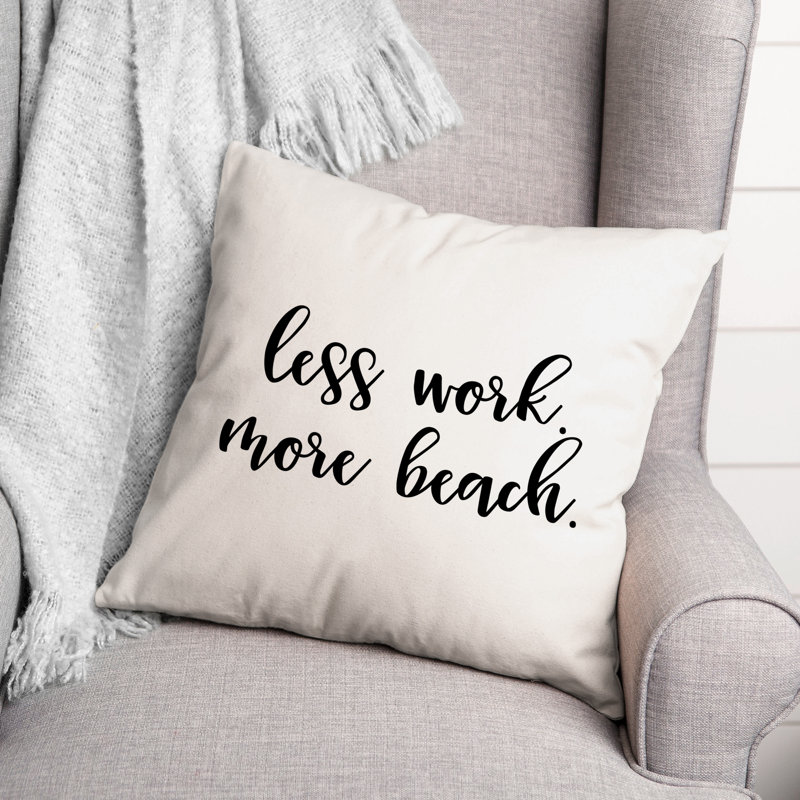Coussin décoratif noir et blanc