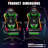 RGB LED Lights Gaming Chair with Footrest and Lumbar Massager for Adults and Kids-1596828679