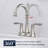 Swivel Faucet Brushed Nickel Modern Style Perfect For Homes