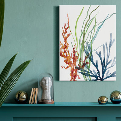 Océan jardin I - reproduction d'art sur toile tendue