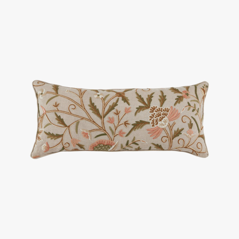 Blush Bloom Pillow Cover & Insert, Rectangle