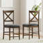 Tabourets de bar en bois massif Gracie Oaks-747912800