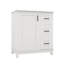 Meuble-lavabo de salle de bain tendance de 30 pouces avec une porte en céramique et des supports de rangement-906979225
