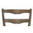 Parfield Light Brown Fabric & Weathered Oak Finish Side Chair (Set Of 2)
