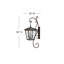 Trellis 4 Light Outdoor Wall Lantern-1321595973