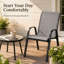 Chaise de patio empilable Modern-1241717813