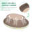 Oval Large Cat Scratcher Cardboard Bed Lounger Couch, Cat Scratching Board Lounge Box Durable, Corrugated Cat Scratch Pad For Indoor Cats Furniture Protector 19.5"