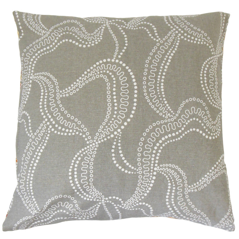 Housse de coussin afia graphic, 20 po x 20 po, Fumée