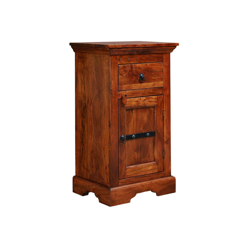 Oxford Solid Wood 48 cm W Chest of Drawers, Nougat