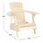 Melida Acacia Outdoor Adirondack Chair-357800630