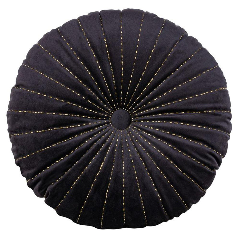 Geurie Microfiber Square Pillow Case, Black