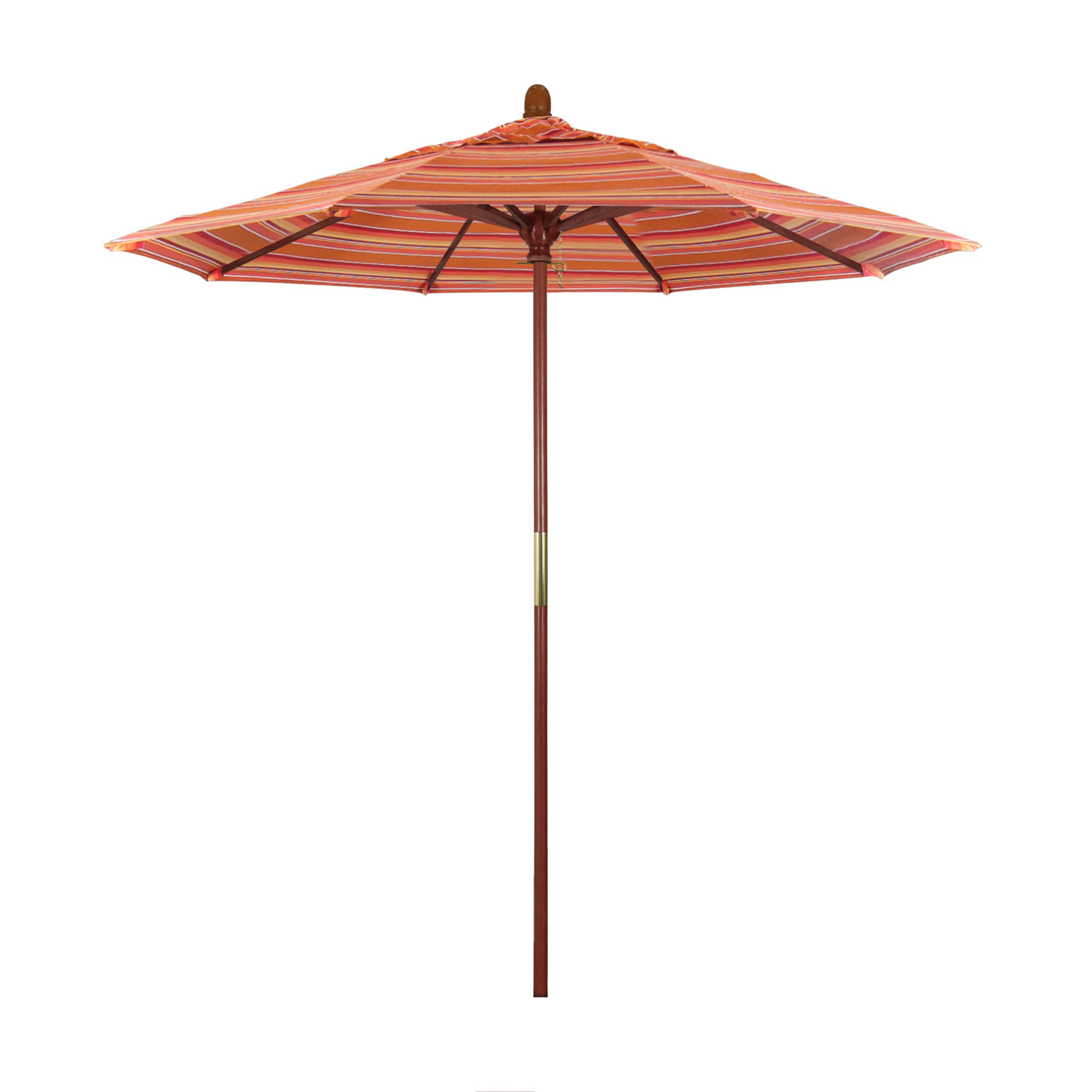 Manford 90'' Sunbrella® Outdoor Umbrella, Dolce Mango Stripe Sunbrella®