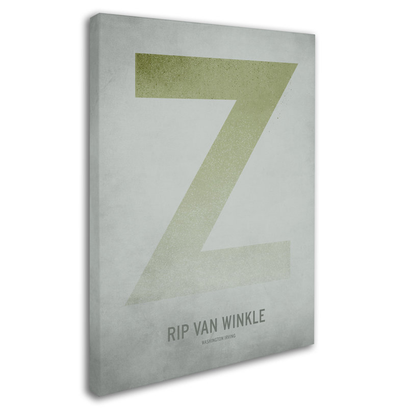 « rip van winkle », art sur toile, H 32 po x l 24 po x P 2 po