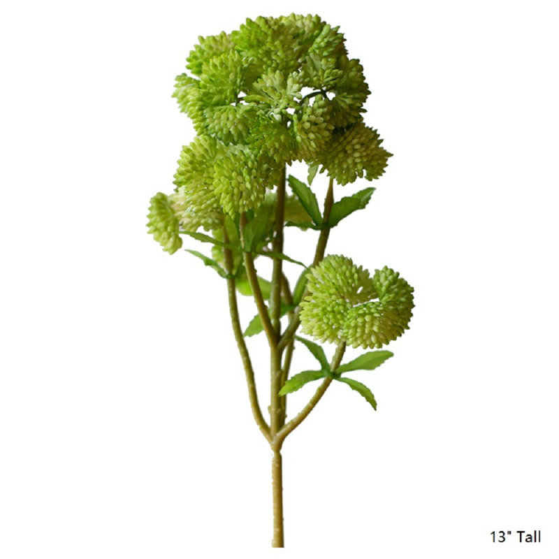 13'' Faux Cauliflower Succulent, Green