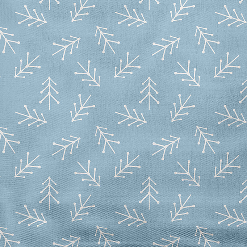 Holiday Cheer Patterned Outdoor Reversible Throw Pillow, Ice, 16" x 16"