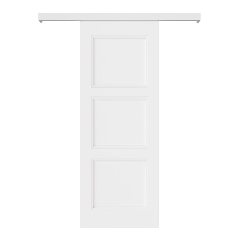 Porte de grange coulissante en bois 80 po H 3 po, 28 po x 80 po