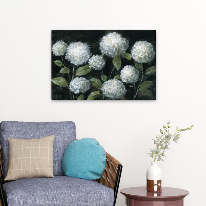 Art de jardin noir et bleu minuit, H 16 po x l 24 po