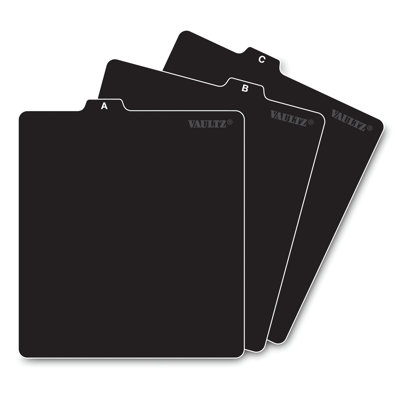 Vaultz A to Z CD and DVD Storage File Guides