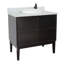 Ensemble de meuble-lavabo simple 37 po Espalda