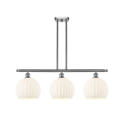Luminaire suspendu pour îlot suspendu 3 lumières Ballston Venetian