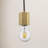 Ebba 1 - Light Gold Unique/Statement Pendant-1185196487