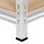 112cm W Steel Height -Adjustable Shelving Unit-2075558097