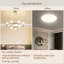 Lustre rond en cristal 35,4 "DEL-923524985