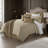 Rustic Oat Comforter & 2 Shams Set California King-120831122