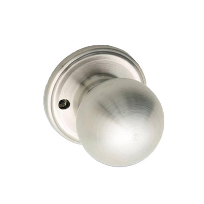 Bouton de porte simple avec rosette rond Ball