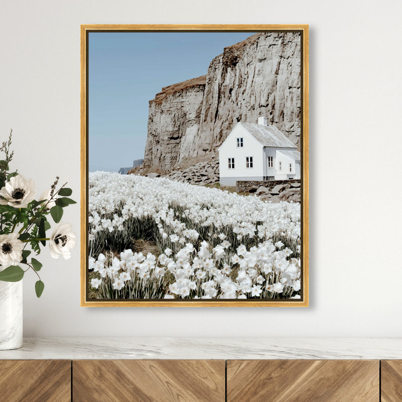 Coastal Homes II Print by Oliver Gal, 25" H x 21" W, Gold Floater Frame
