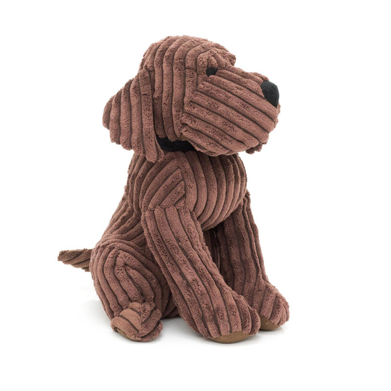 Ezio Fabric Weighted Floor Stop, Brown