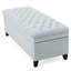 Siège de rangement bleu - Fauteuil en tissu confortable 49,68 x P 19,92 x l 18,30h-1529636355