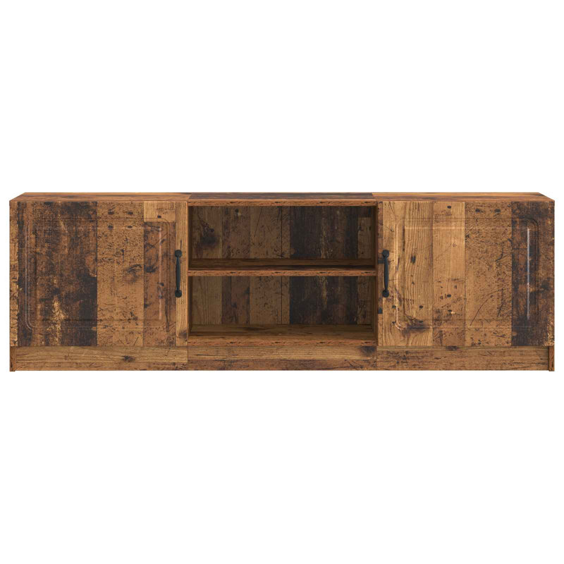 TV Stand, 47cm H x 150cm L x 31cm W, Old Wood