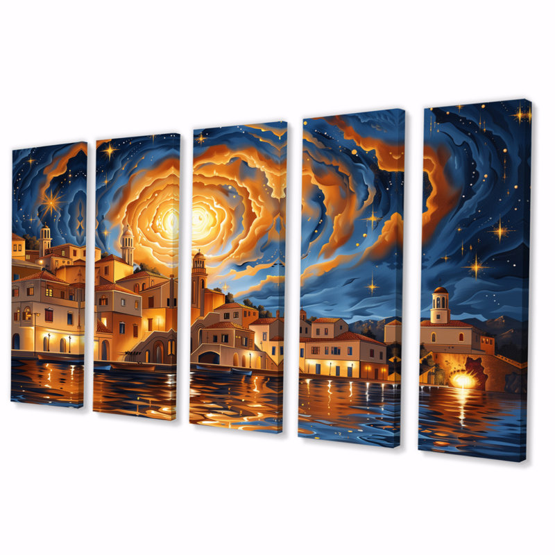 Marlesha - Egypt Canvas Art Set, 28" H x 60" W