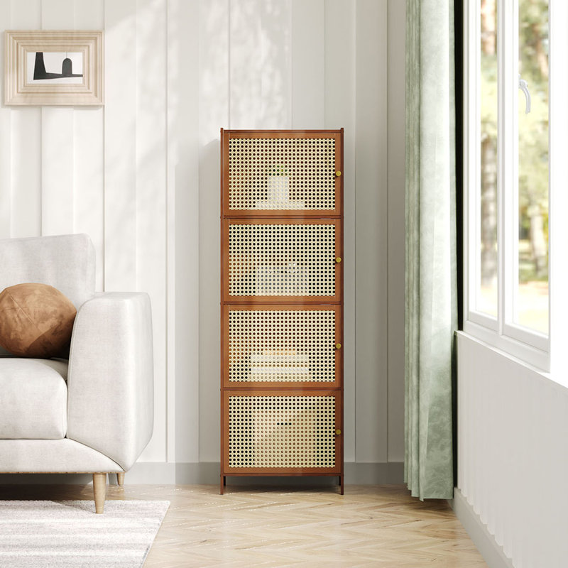 43cm W Bookcase, (4 Shelves) 126cm H x 43cm W x 32cm D