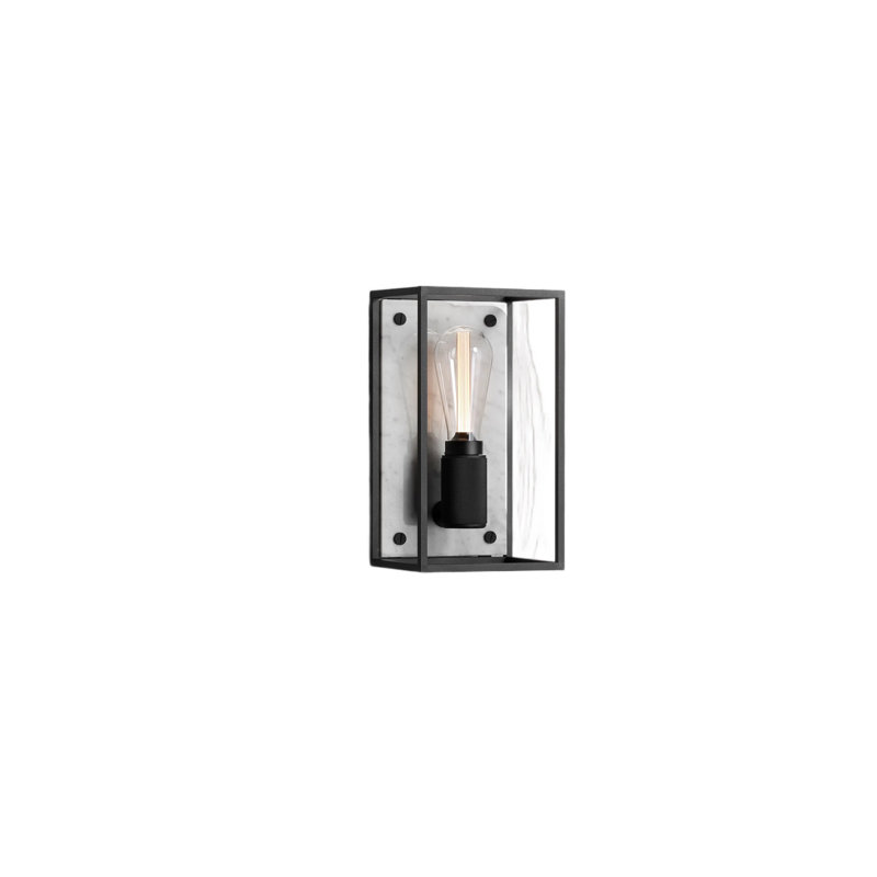 Mur en cage / moyen, Marbre blanc