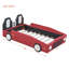 Lit plateforme simple avec roulettes-601193187