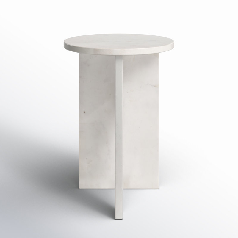Shayne Accent Table, White