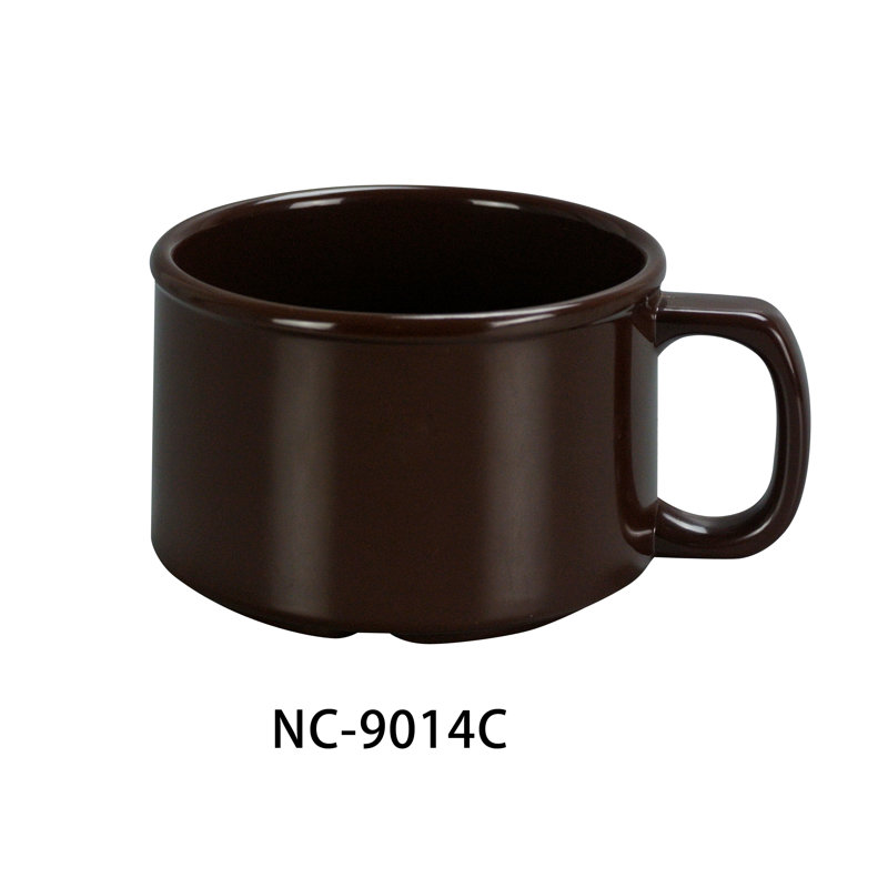 Grande tasse à soupe en mélamine, Chocolat