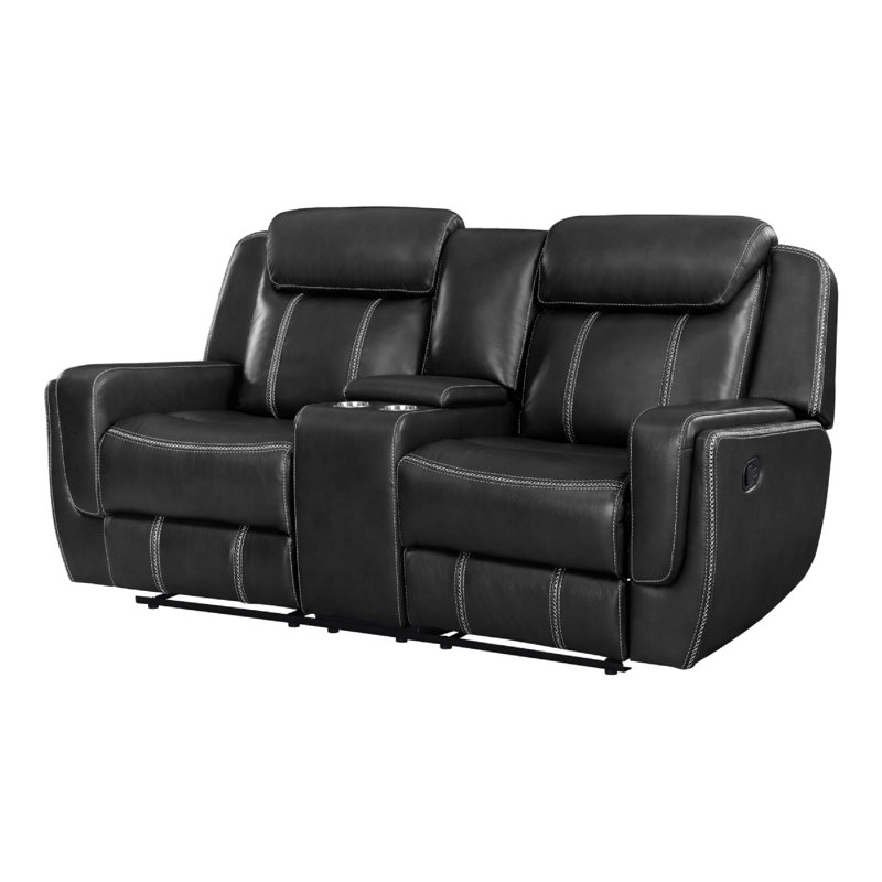 Causeuse inclinable avec console centrale Lety
