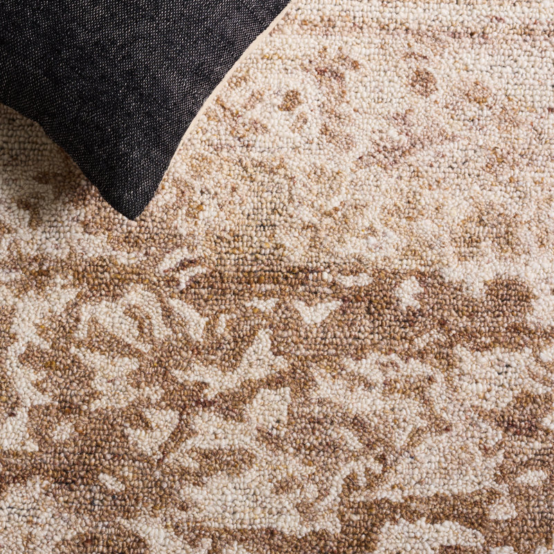 Oakwood 103 Hand Tufted 80% Wool; 20% Cotton Abstract Rug, 5'-0" X 8'-0" Rectangle