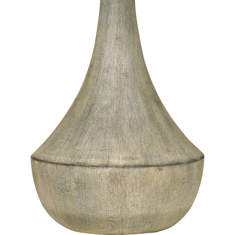 Resin Table Lamp, Whitewash