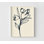 Art floral, impression encadrée de fleurs, décor floral minimaliste, art mural fleur de printemps, art floral délicat, art mural encadré