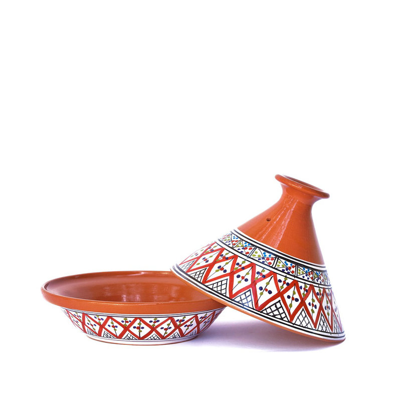 Tajine marocain Kamsah, Rouge, 3,1 pintes