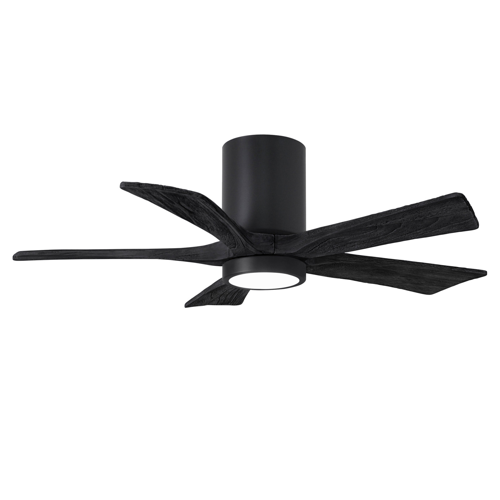 Irene 5 - Blade LED Ceiling Fan with Light Kit Included, Matte Black, Matte Black, 42"