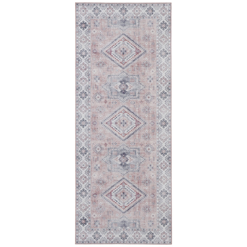 Gratia Tufted Antique Pink Rug, Runner 80 x 200cm