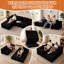 Canapé-lit convertible pliable en trois parties de 200 cm (79 po), futon modulaire en velours côtelé avec méridienne en L, canapé nuage, aucun assemblage requis pour le salon et les petits appartements-572683698-572683708