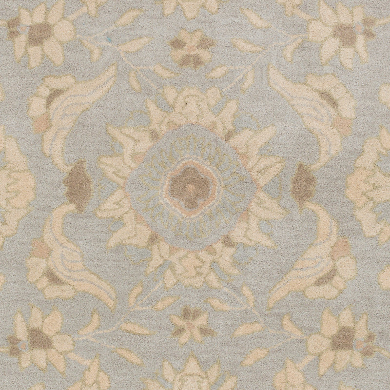Tapis intérieur / extérieur beige en laine touffeté à la main Arden, Rectangle 4 pi x 6 pi