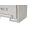 Table de chevet de style transitionnel avec ports USB