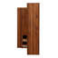 Armoire de rangement autoportante avec porte cannelée, 2 tiroirs et tablettes ouvertes, organisateur polyvalent pour diverses pièces